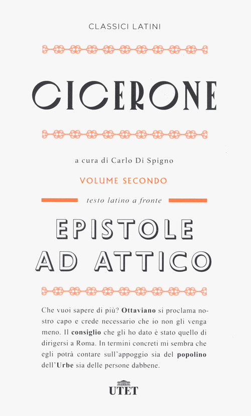 Epistole ad Attico. Testo latino a fronte