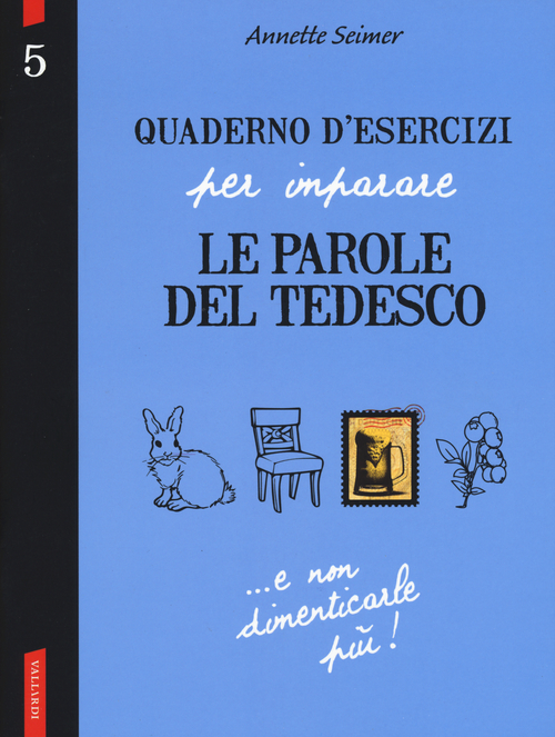 Quaderno d'esercizi per imparare le parole del tedesco