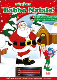 Arriva Babbo Natale. Giocastencil