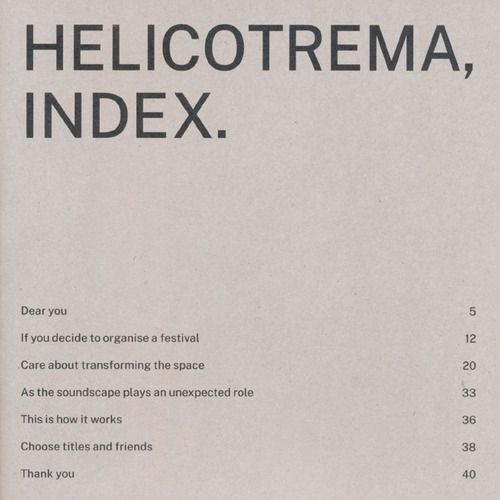Helicotrema, index
