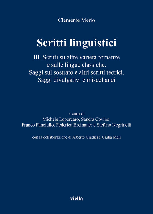 Scritti linguistici