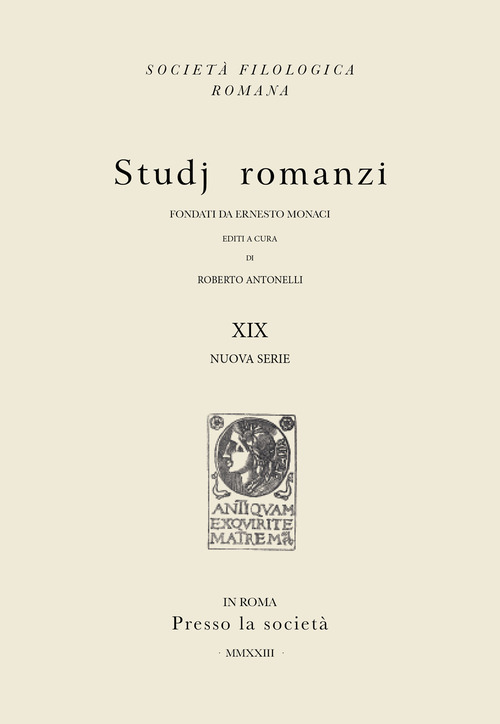 Studj romanzi. Nuova serie. Ediz. italiana e inglese