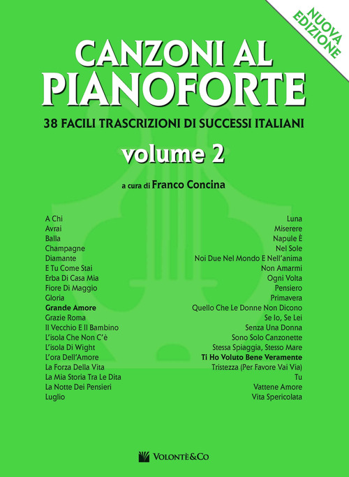 Canzoni al pianoforte