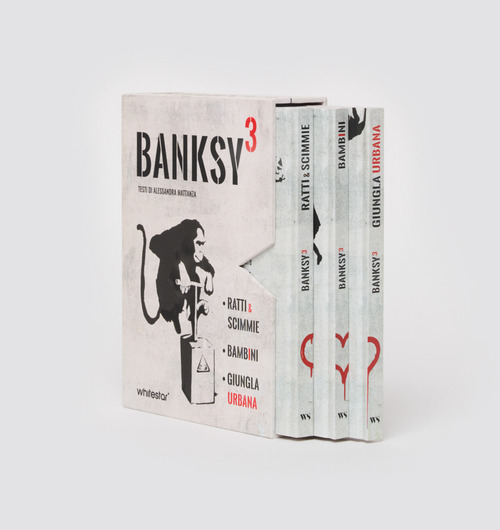 Banksy³. Ratti & scimmie-Bambini-Urban jungle