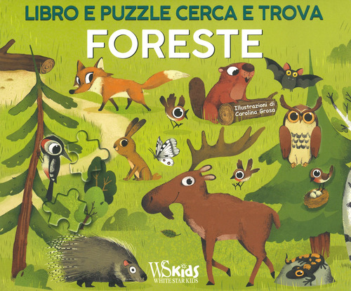 Foreste. Libro e puzzle cerca e trova