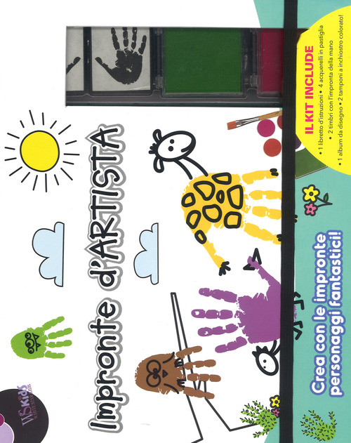 Impronte d'artista. Crea con le impronte personaggi fantastici!