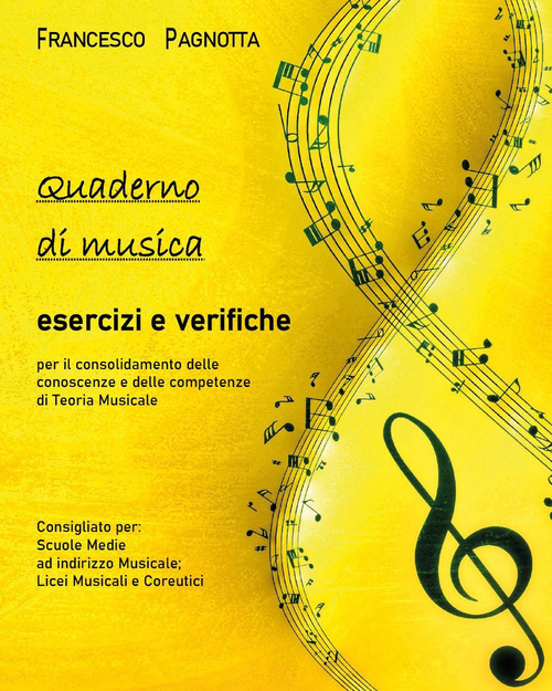 Quaderno di musica: esercizi e verifiche