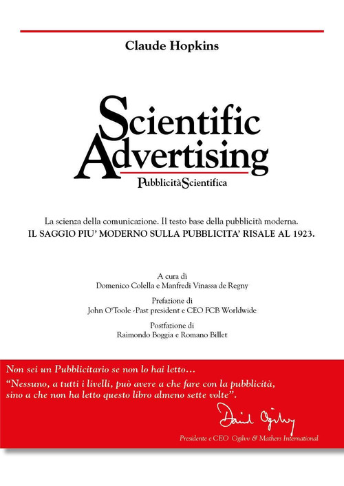 Scientific advertising-pubblicità scientifica