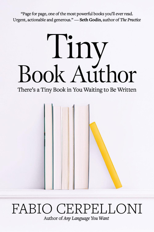 Tiny book author. There's a tiny book in you waiting to be written