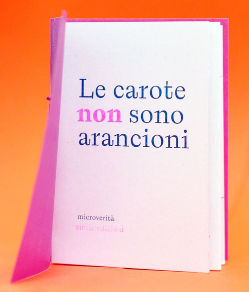 Le carote non sono arancioni